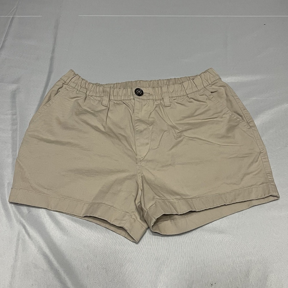 Chubbies The Dunes 4" Shorts Men's M Beige Khaki Stretch Twill Preppy
